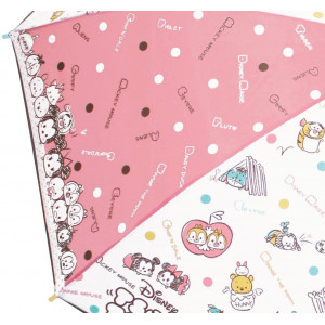 Tsum Tsum 迪士尼 大集合 粉紅 白色 可愛 繪畫版 長雨傘
