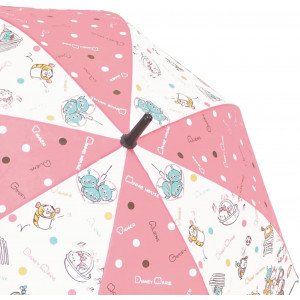 Tsum Tsum 迪士尼 大集合 粉紅 白色 可愛 繪畫版 長雨傘