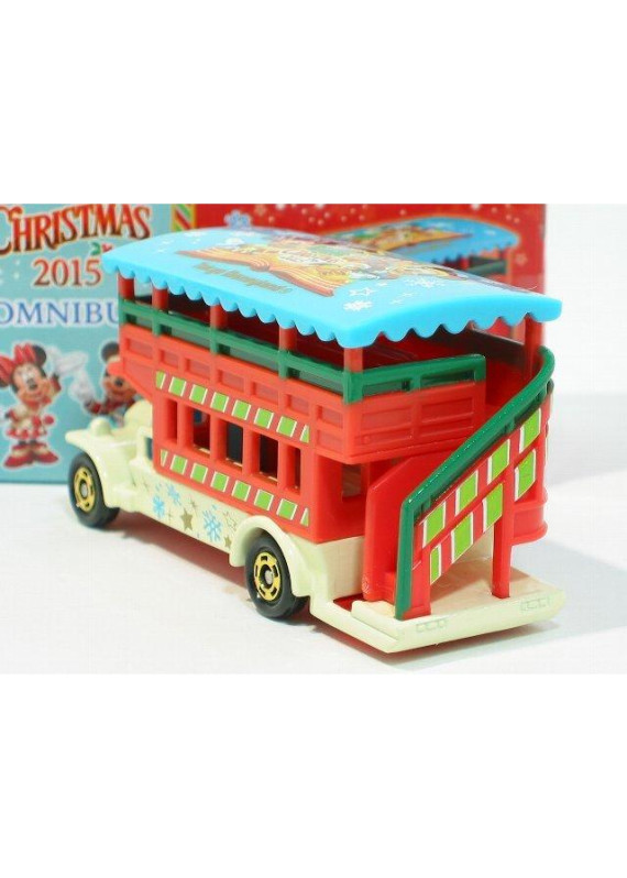 米奇 米妮 迪士尼度假區 2015年 聖誕節 特別版 公共巴士 Tomy Tomica 車仔