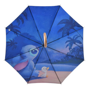 小魔星 史迪仔 史迪奇 星際寶貝 醜小鴨 海灘 星空 藍色 2層 睛雨兼用 雨傘