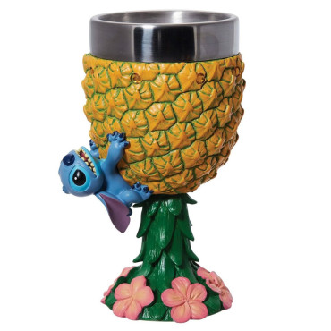 小魔星 史迪仔 史迪奇 星際寶貝 Disney Showcase Enesco 菠蘿聖杯 雕像 擺設